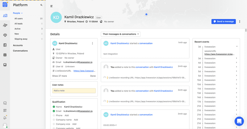 Intercom integration