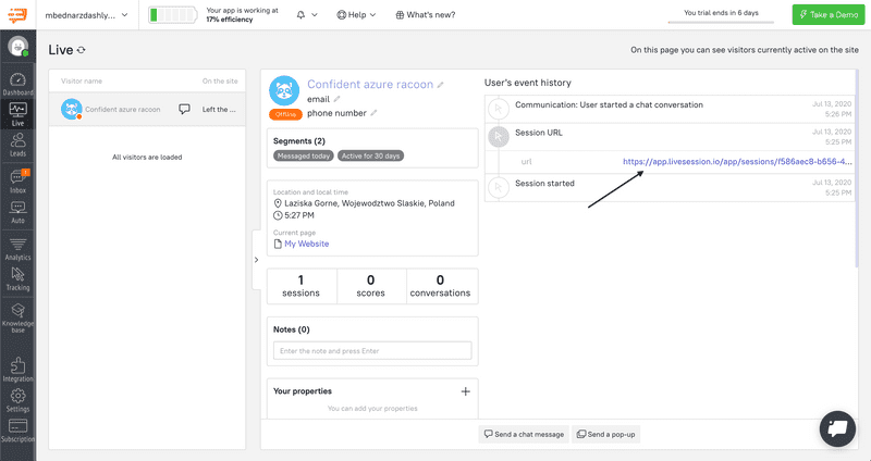 Dashly Integration